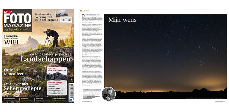 Column in uitgave 13 van CHIP FOTO magazine